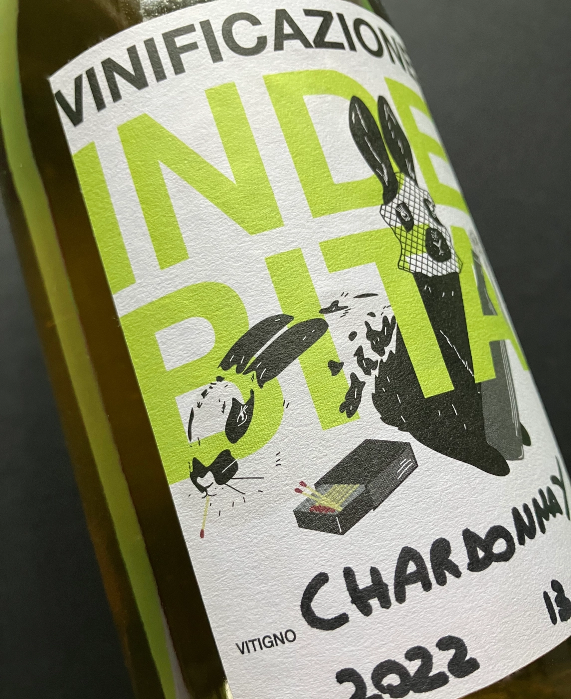 Illustration label wine