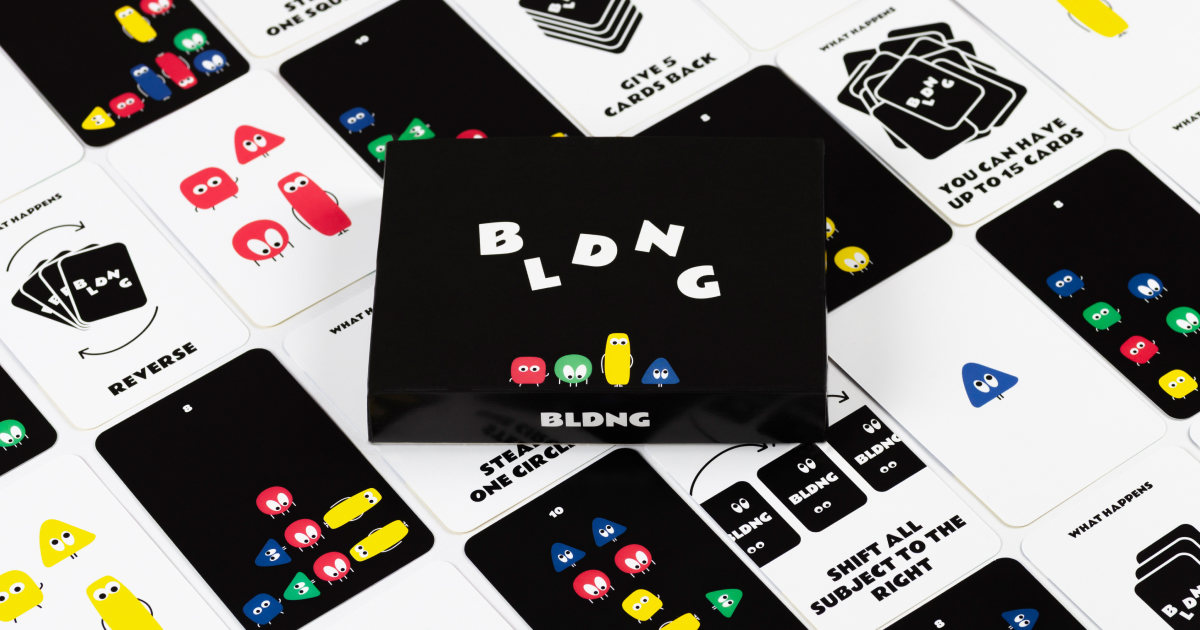 BLDNG - Gioco di carte - Visual design